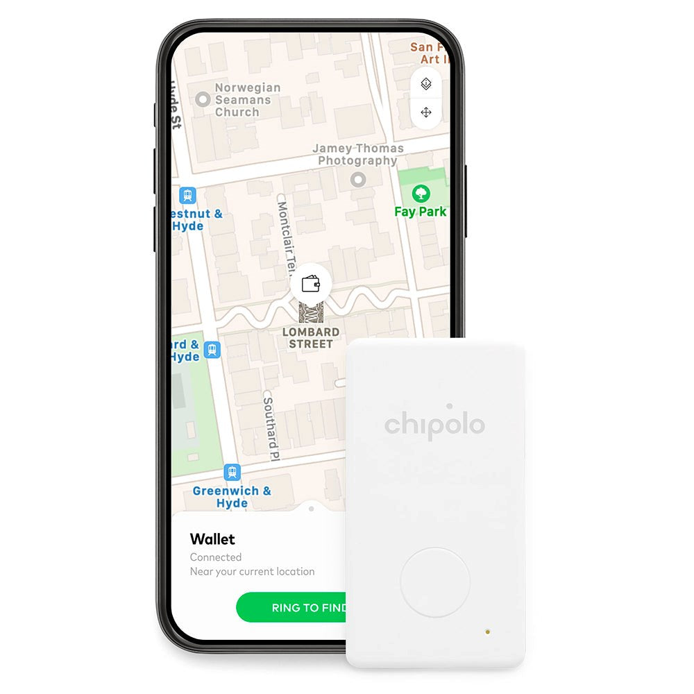 Chipolo CARD - Bluetooth GPS Tracker - 2 Pack - Hvit