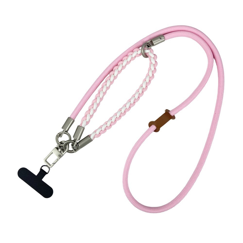 Flettet 3-i-1 Mobilstrop - 90cm / 30cm - Rosa