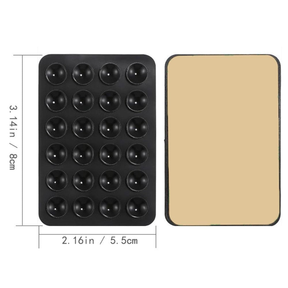 Silikon Sugekopp Mobil Holder - 10-Pak - Rosa
