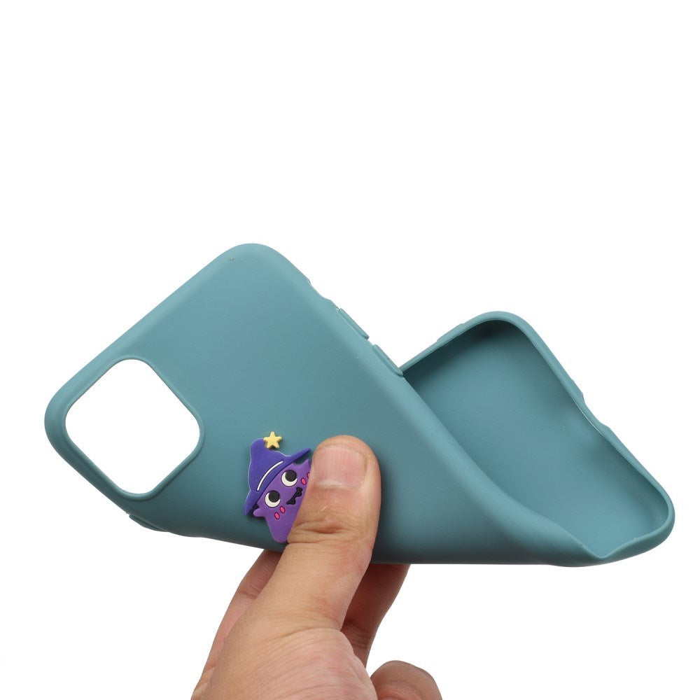 EIDERWOOD iPhone 11 Silikon Deksel med Figur - Blå / Trollmann