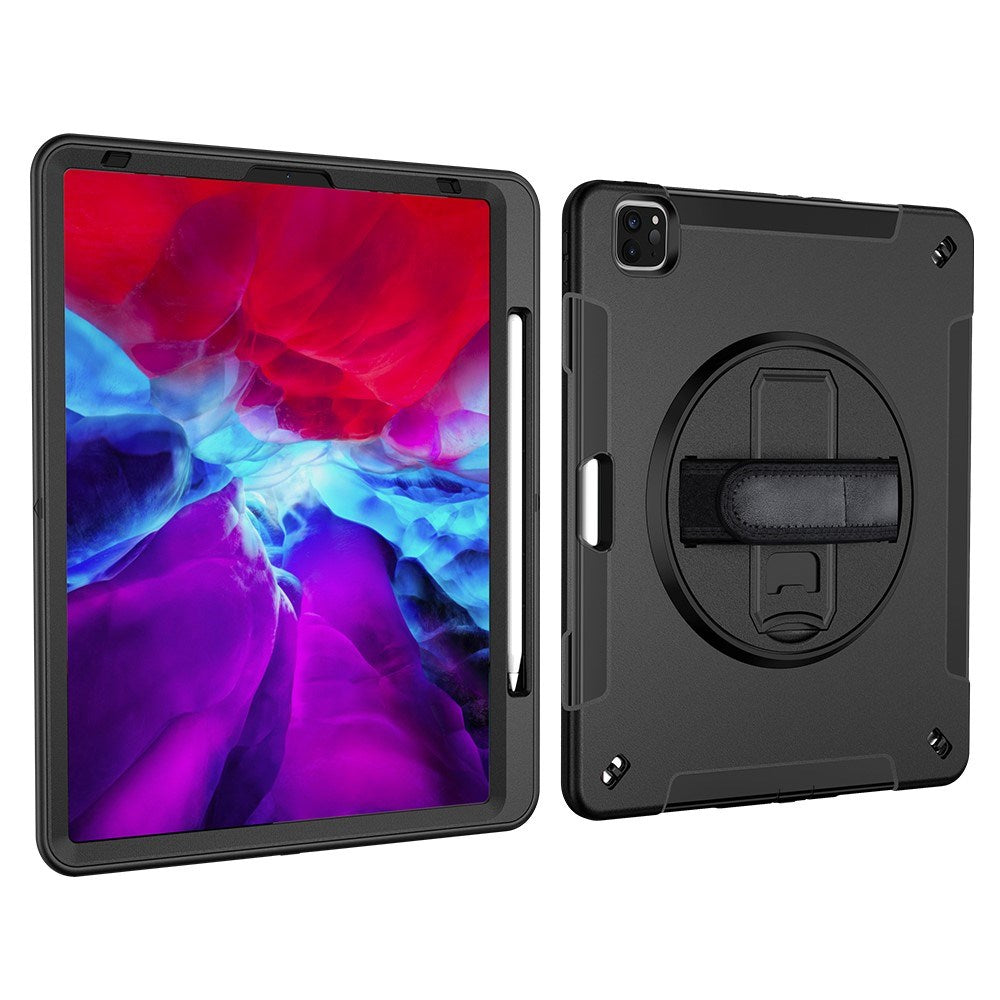 EIDERWOOD iPad Air 13" (2026 / 2025 / 2024) / Pro 12.9" (2022 / 2021 / 2020 / 2018) Håndverksdeksel med Skulderreim - Svart