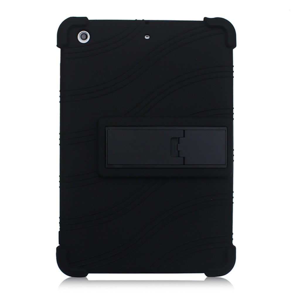EIDERWOOD iPad Mini 3 / 2 / 1 Silikon Deksel m. Stativ - Svart
