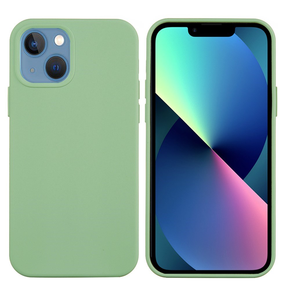 EIDERWOOD iPhone 13 Fôret Silikon Deksel - Lysegrønn