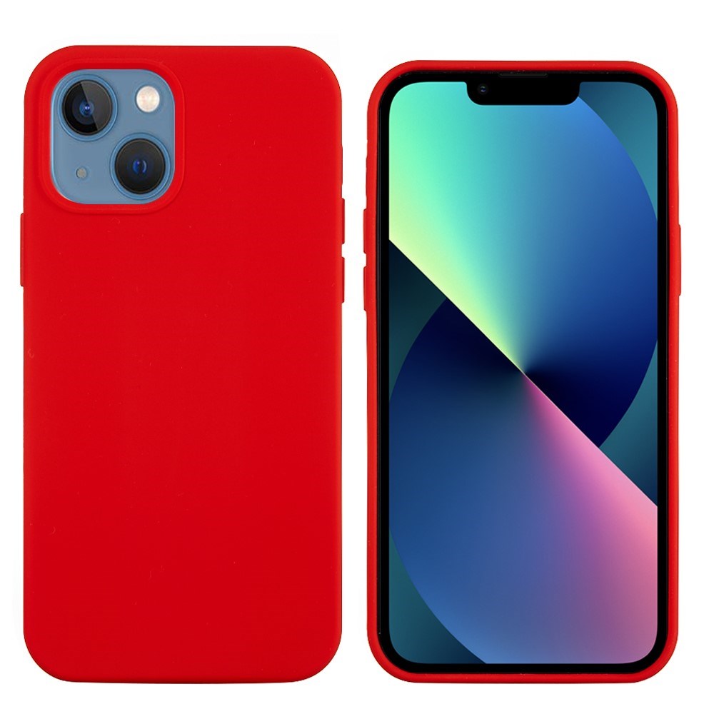 EIDERWOOD iPhone 13 Fôret Silikon Deksel - Rød