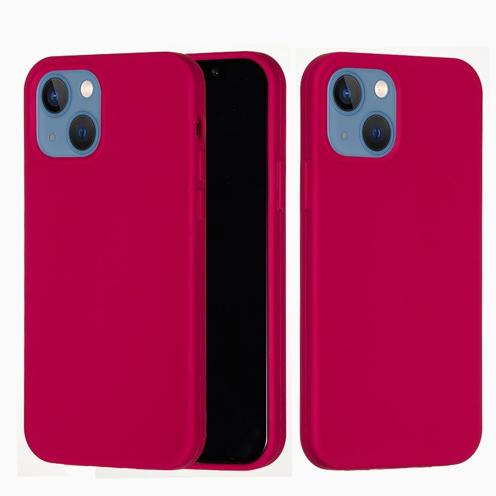 EIDERWOOD iPhone 13 Fôret Silikon Deksel - Mørk Rød