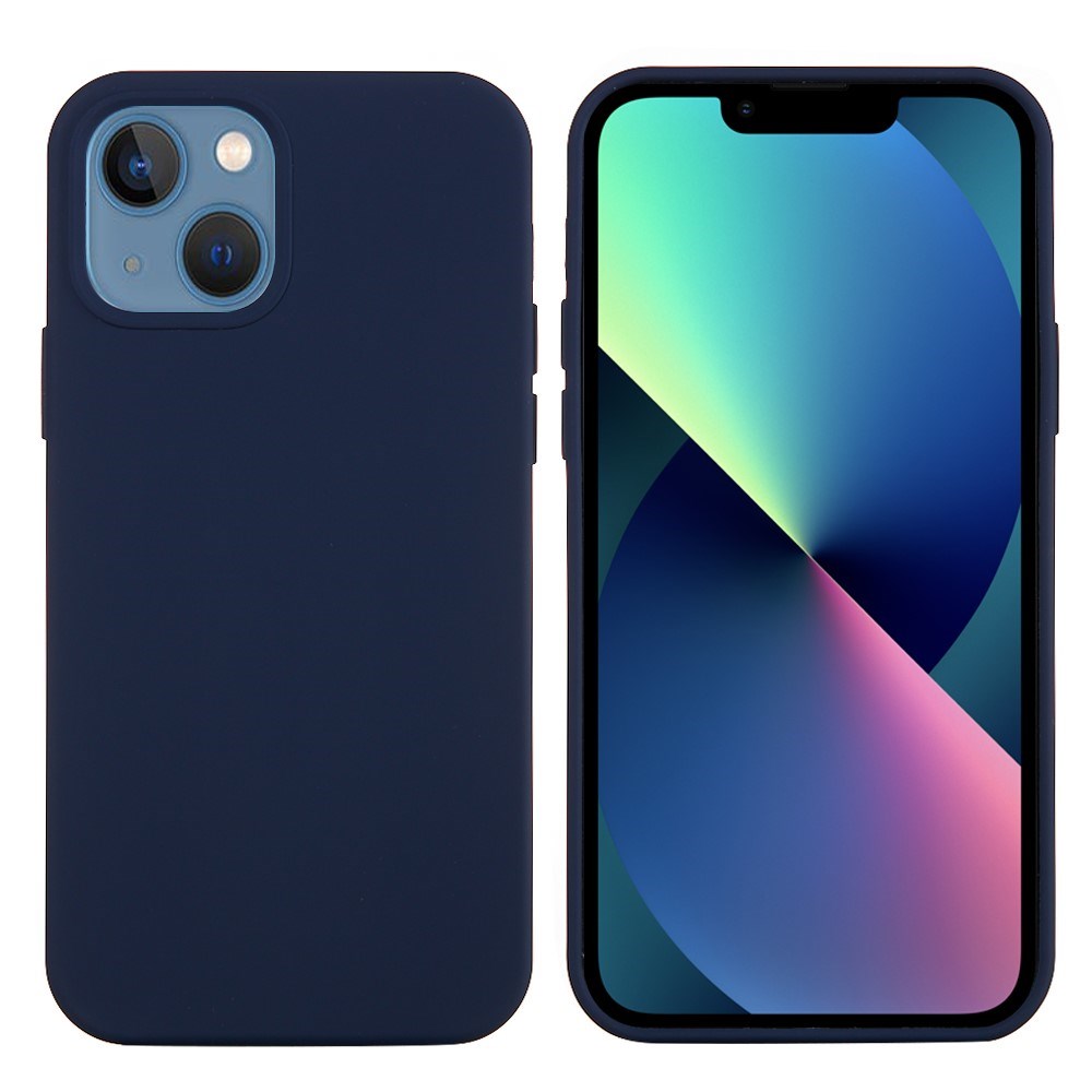 EIDERWOOD iPhone 13 Fôret Silikon Deksel - Mørk Blå