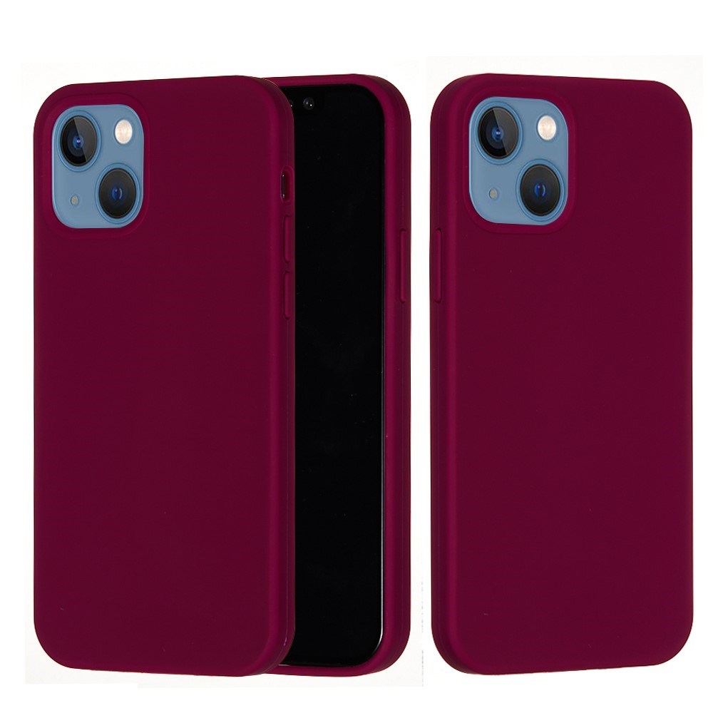 EIDERWOOD iPhone 13 Fôret Silikon Deksel - Vinrød