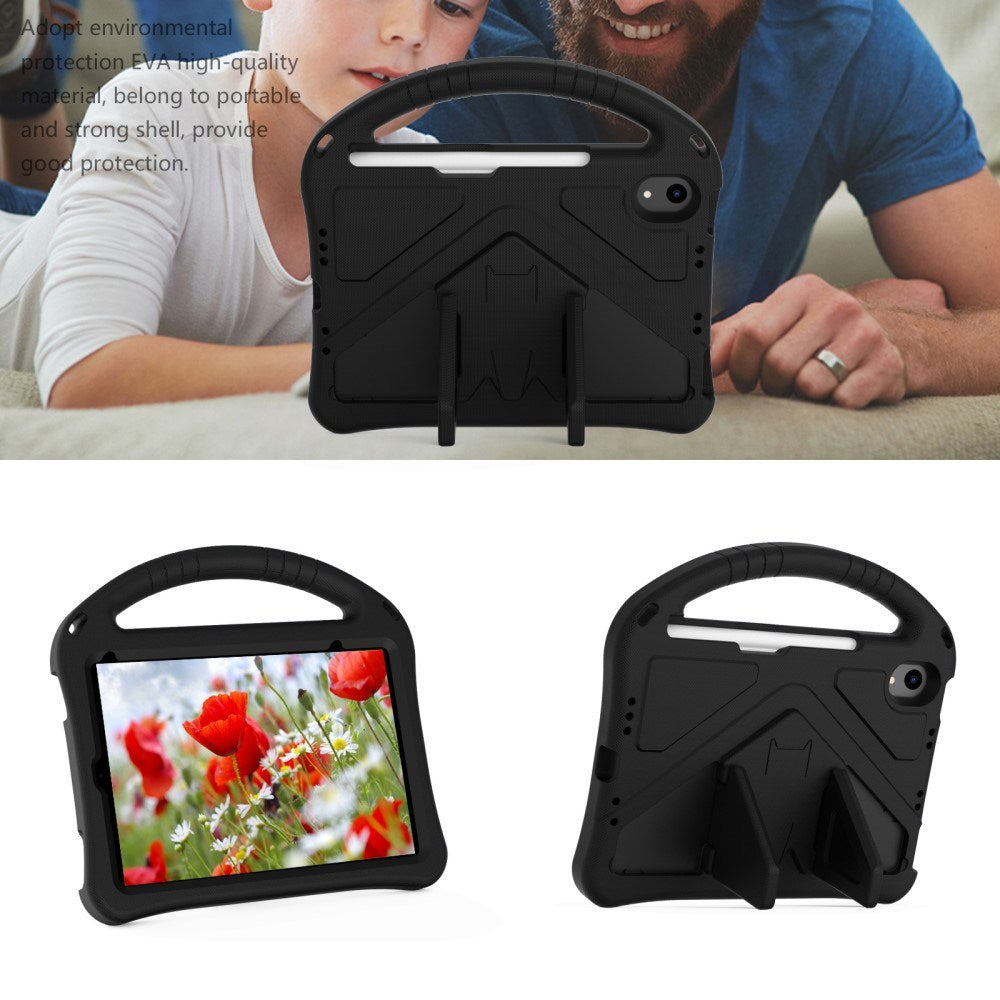 EIDERWOOD iPad mini (2024) / mini (2021) Barneskrin med Kickstand - Svart
