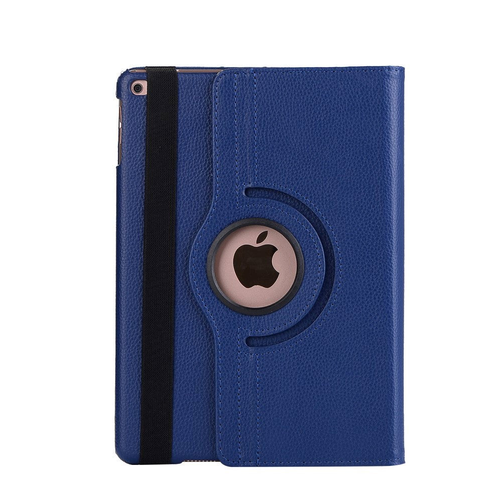 iPad (2018) / iPad (2017) Skinn Etui m. 360 Graders Stativfunksjon Mørkeblå