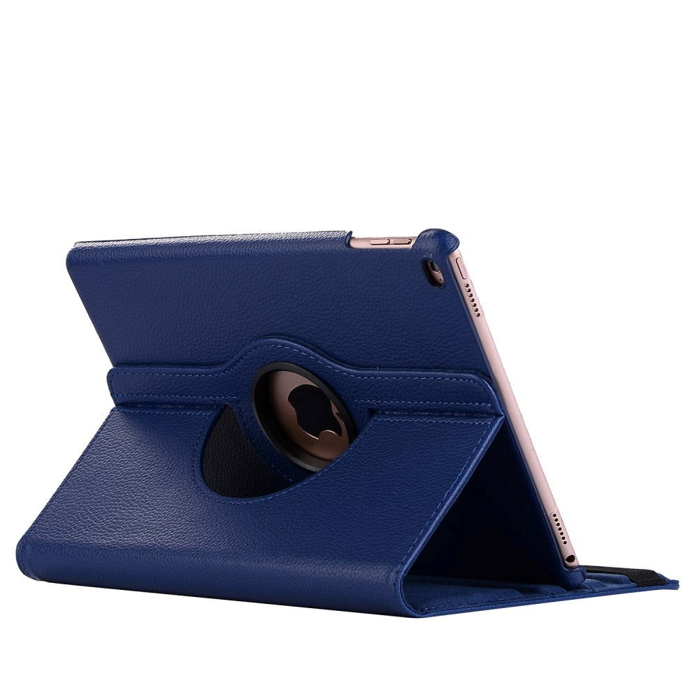 iPad (2018) / iPad (2017) Skinn Etui m. 360 Graders Stativfunksjon Mørkeblå