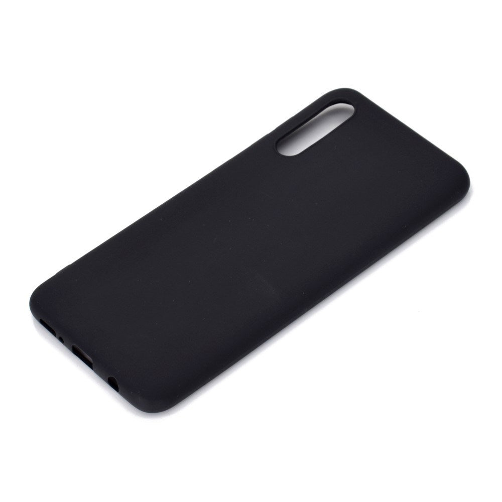 EIDERWOOD Samsung Galaxy A30s / A50 Fleksibelt Plast Deksel - Svart