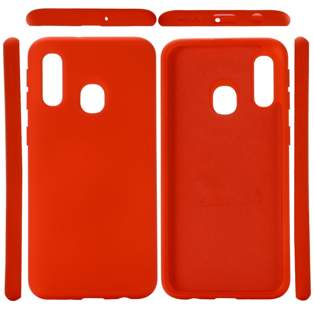 EIDERWOOD Samsung Galaxy A40 Silikon Deksel - Rød