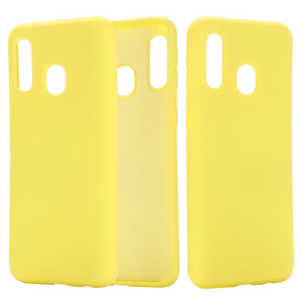 EIDERWOOD Samsung Galaxy A40 Silikon Deksel - Gul