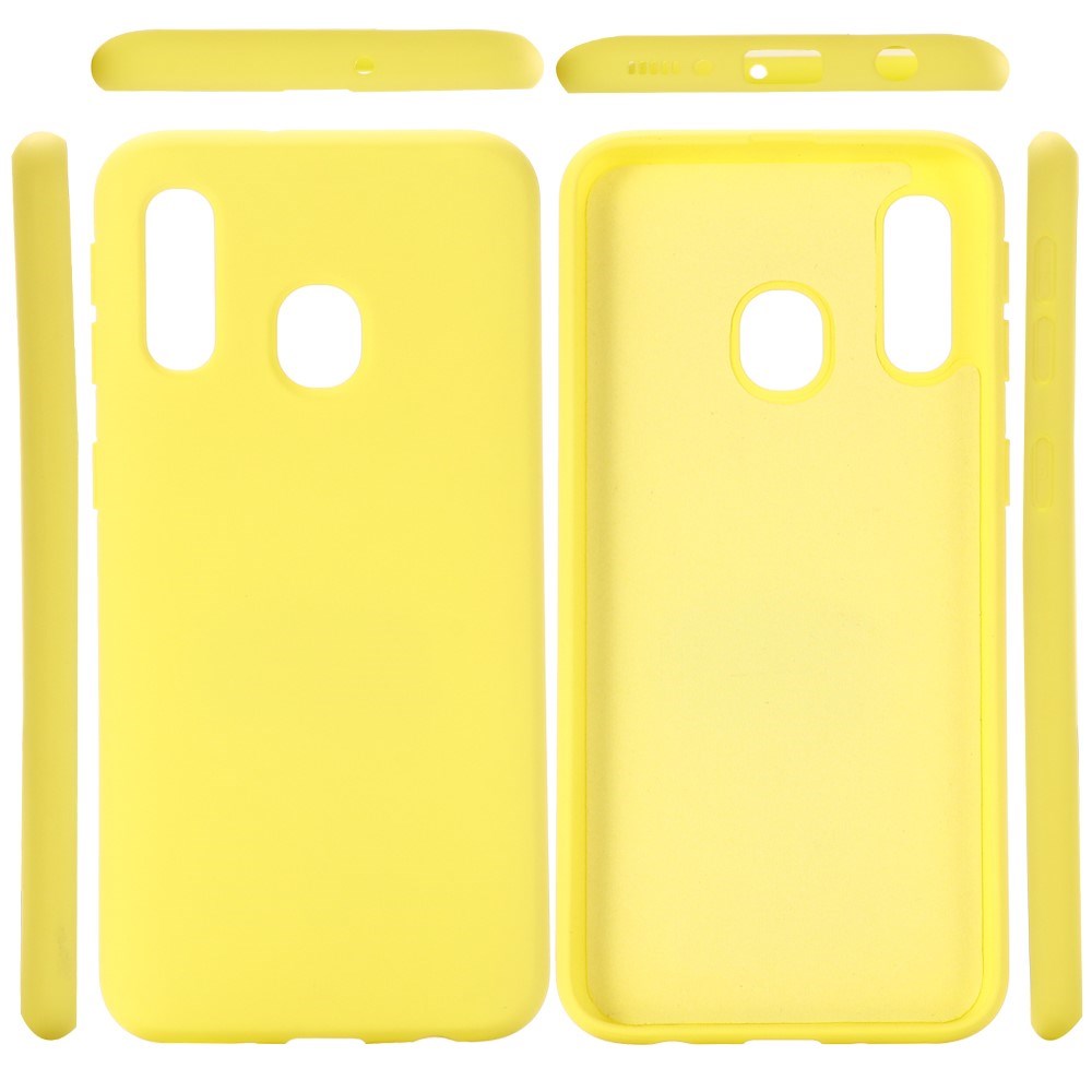 EIDERWOOD Samsung Galaxy A40 Silikon Deksel - Gul