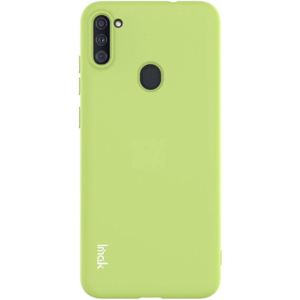 Samsung Galaxy M11 - IMAK Mat Fleksibelt Deksel - Grøn