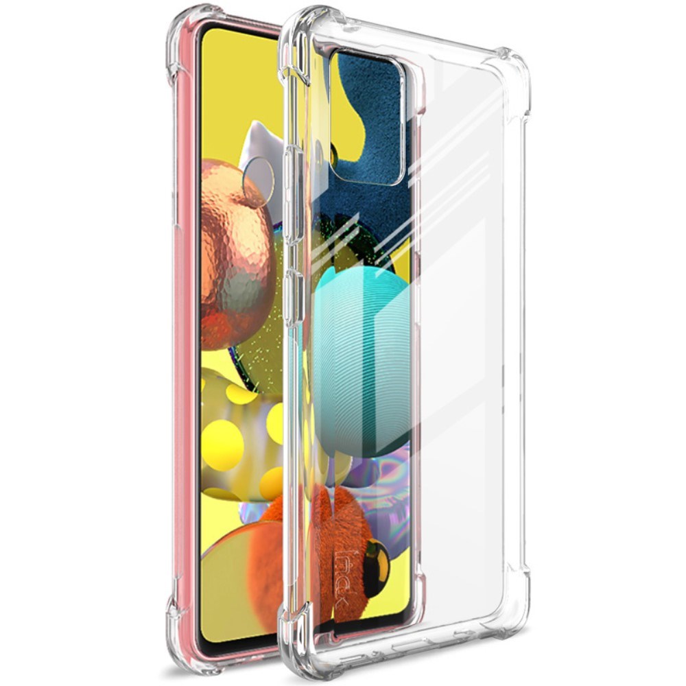 EIDERWOOD Samsung Galaxy A51 (5G) Plast Deksel m. Støtdempende Hjørner - Gjennomsiktig