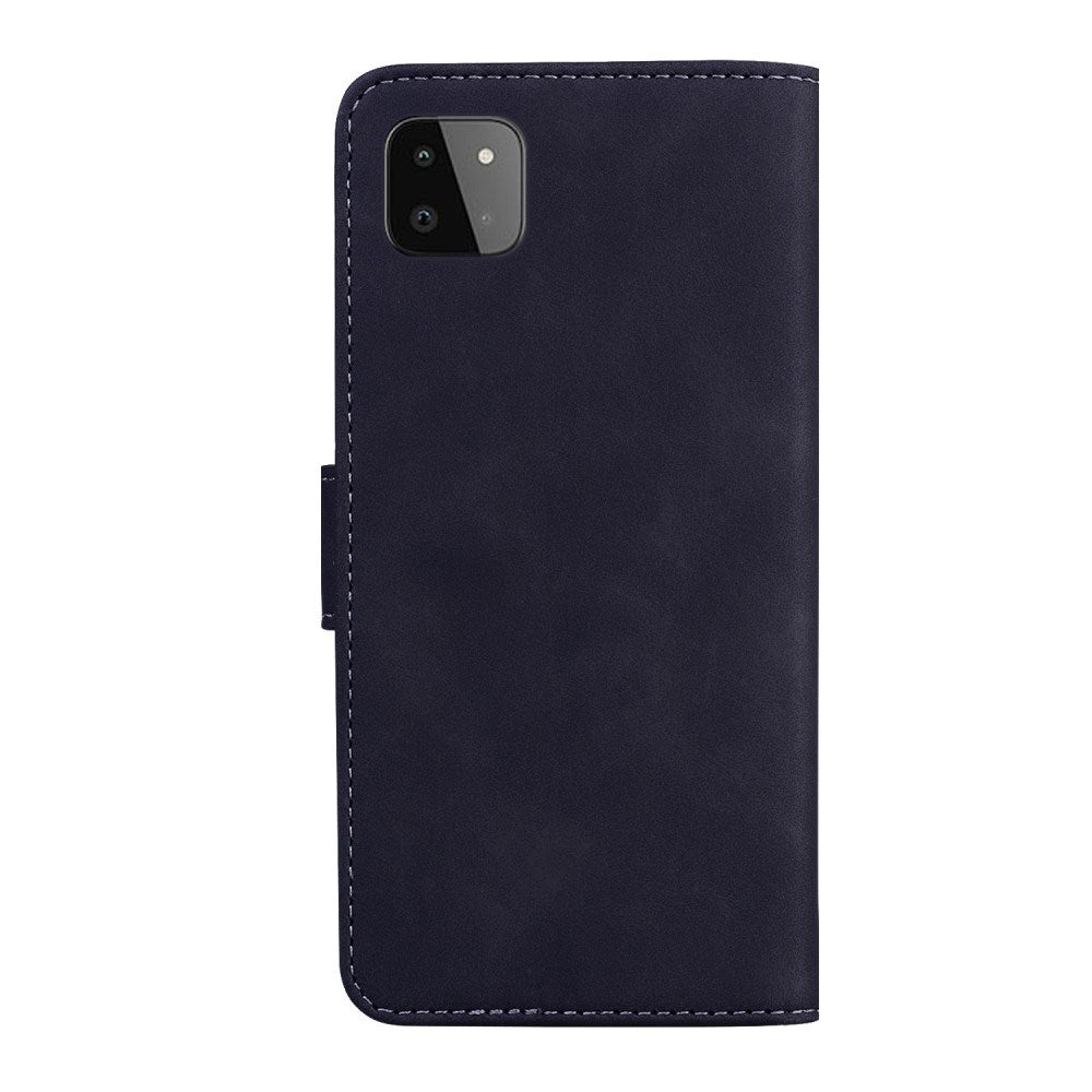 EIDERWOOD Samsung Galaxy A22 (5G) Kunstskinn Flip Deksel m. Kortholder & Ståfunksjon - Svart