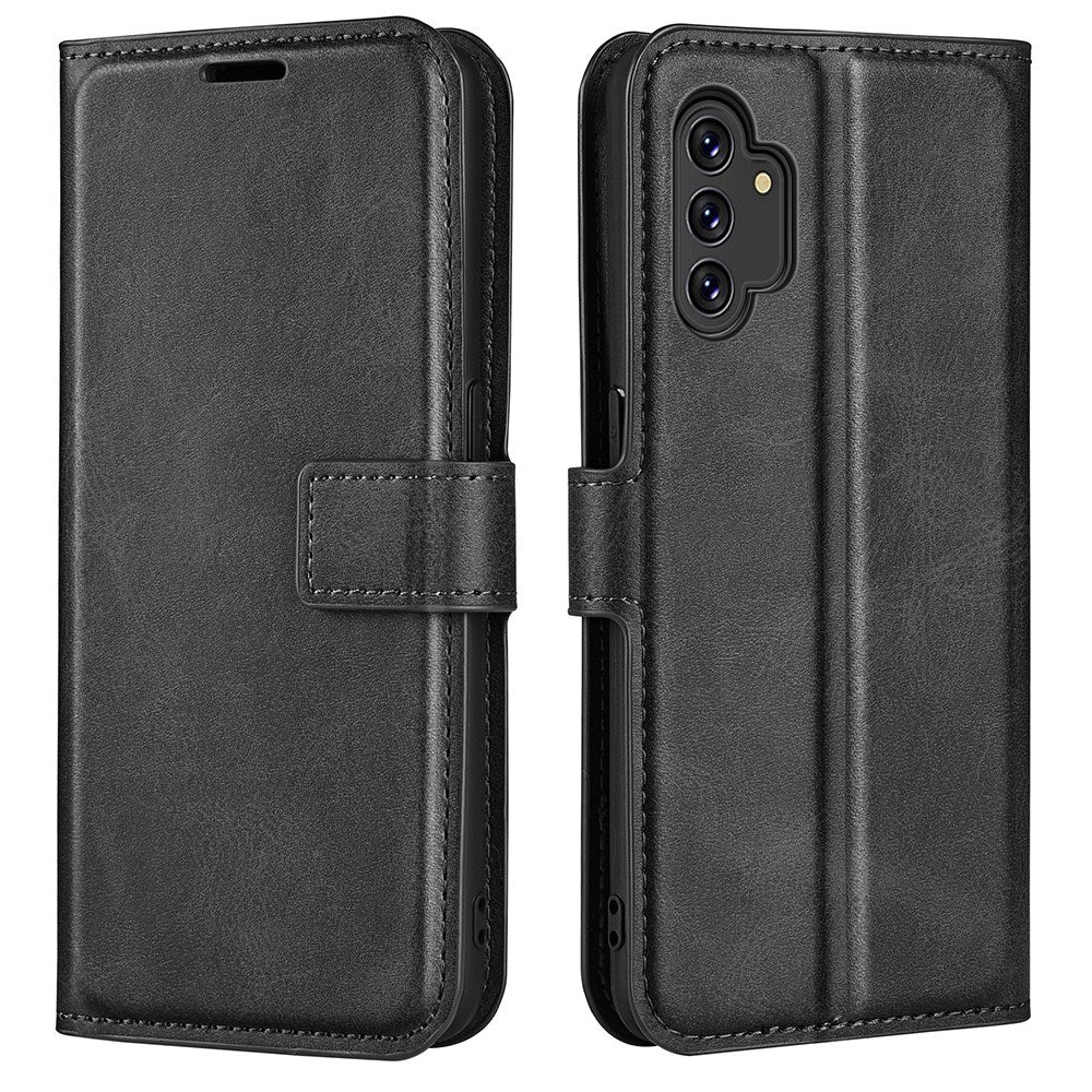 EIDERWOOD Samsung Galaxy A13 (4G) Kunstskinn Flip Deksel - Svart