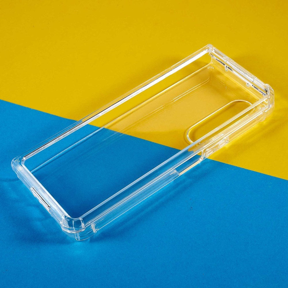 EIDERWOOD Samsung Galaxy Z Fold3 (5G) Plast Deksel m. Støtdempende Hjørner - Gjennomsiktig