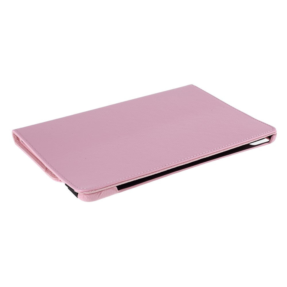 Huawei MatePad Pro 10.8" Klassisk PU Skinndeksel m. 360° Ståfunksjon - Lyserosa