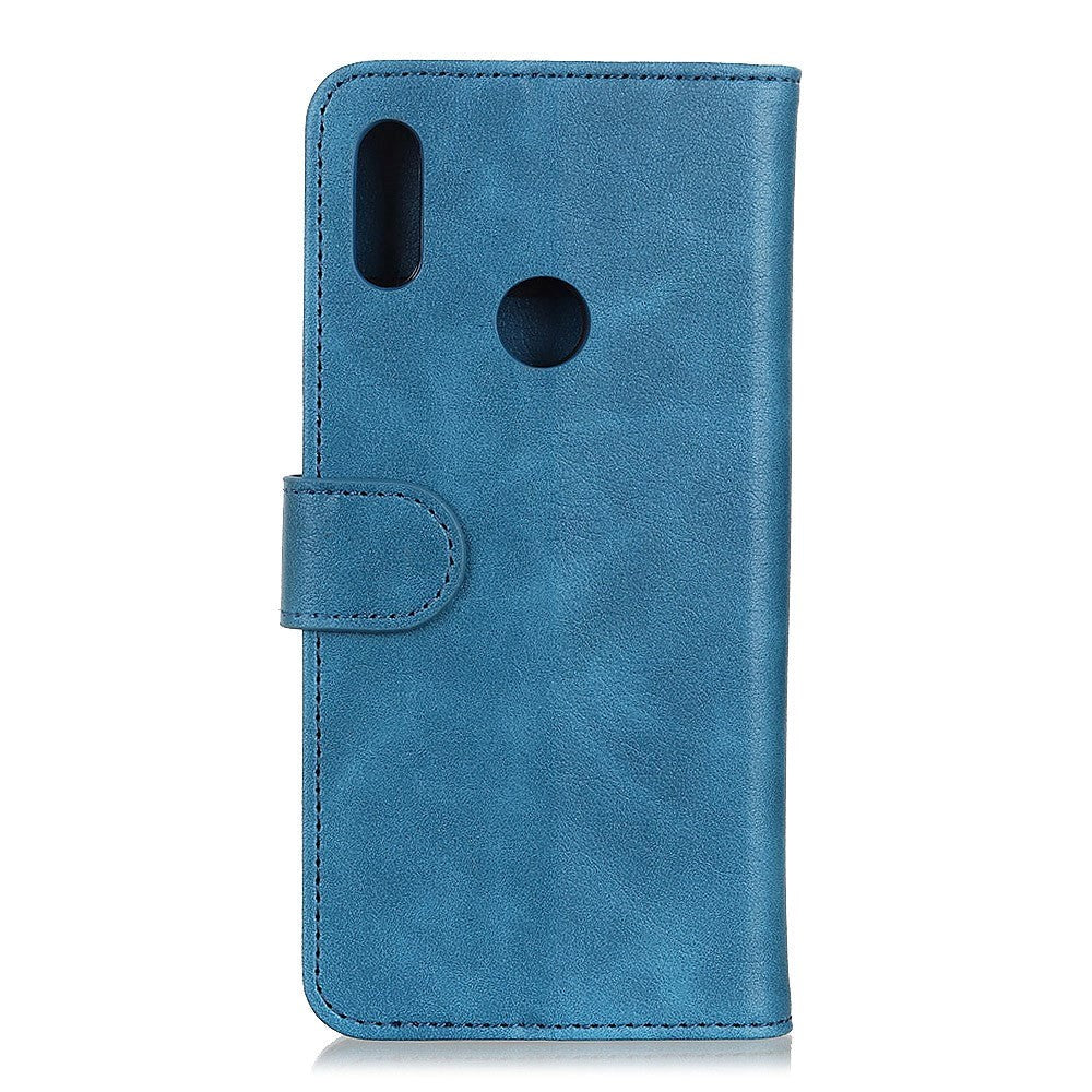 Motorola Moto E6 Plus Skinndeksel med Lommebok - Blå