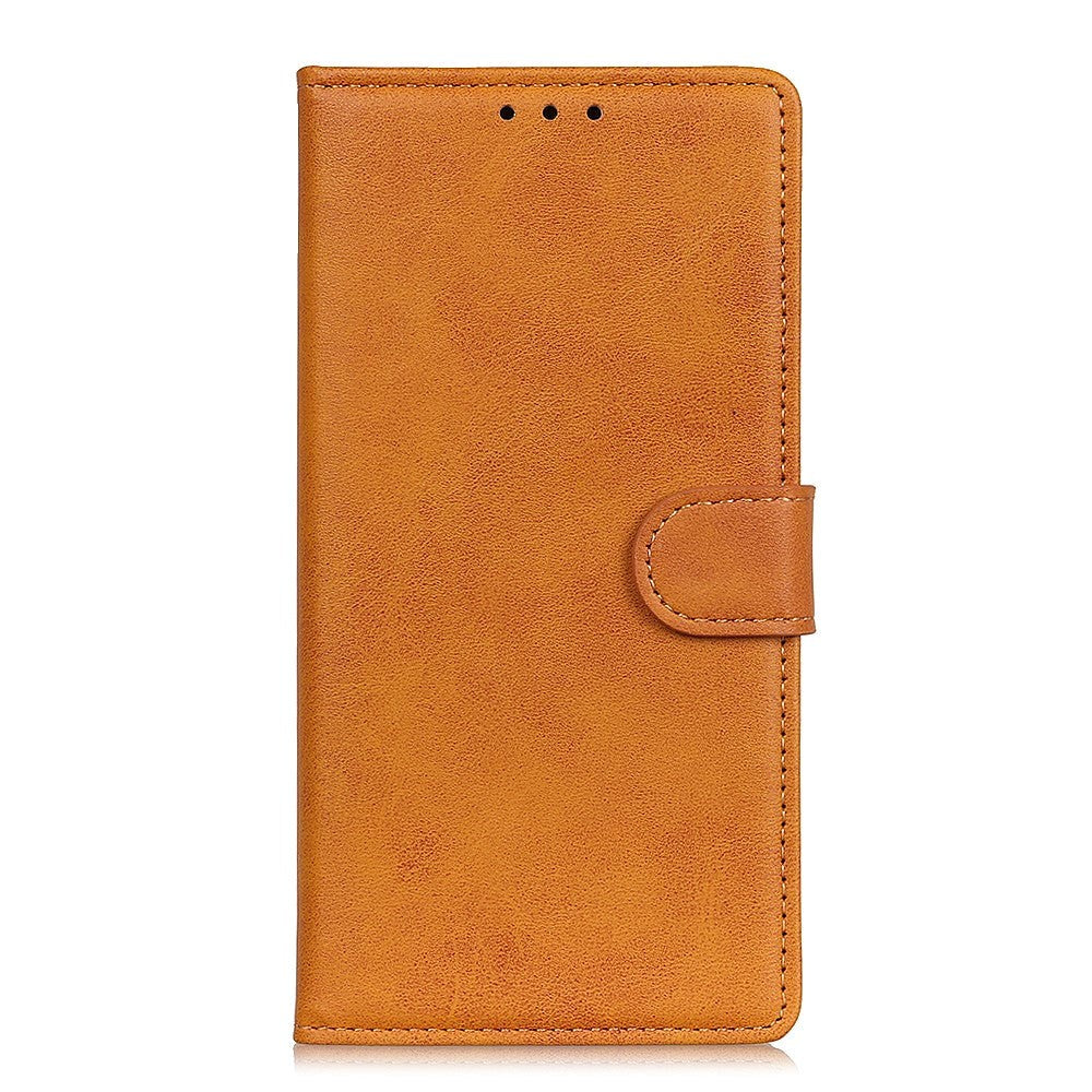 Motorola Moto G Pro Kunst Skinndeksel m. Lommebok - Brun