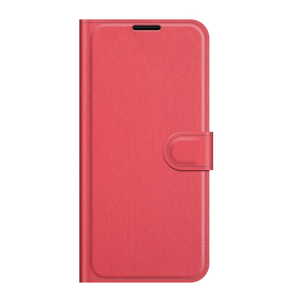 EIDERWOOD Motorola Moto G10 / G20 / G30 Kunstskinn Flip Deksel med Kortholder & Ståfunksjon - Rød