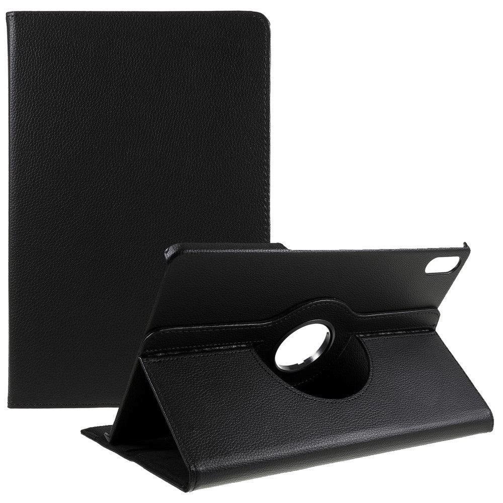 Lenovo Tab P12 Pro Flip Deksel Med 360 Graders Stativfunksjon - Svart