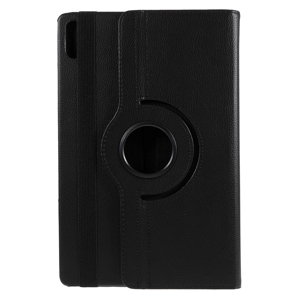 Lenovo Tab P12 Pro Flip Deksel Med 360 Graders Stativfunksjon - Svart