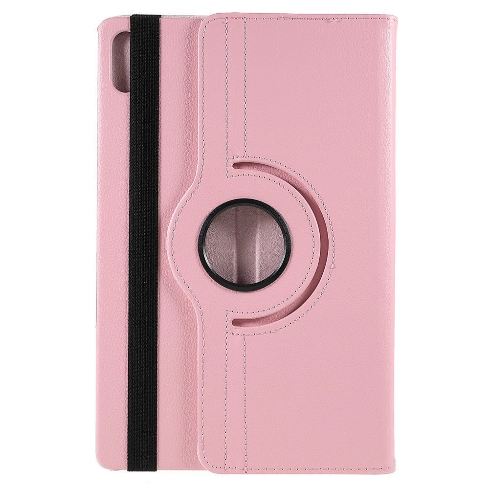 Lenovo Tab P12 Pro Flip Deksel Med 360 Graders Stativfunksjon - Rosa