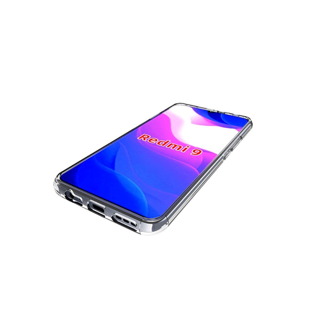 Xiaomi Redmi 9 Fleksibelt Plastdeksel - Gjennomsiktig