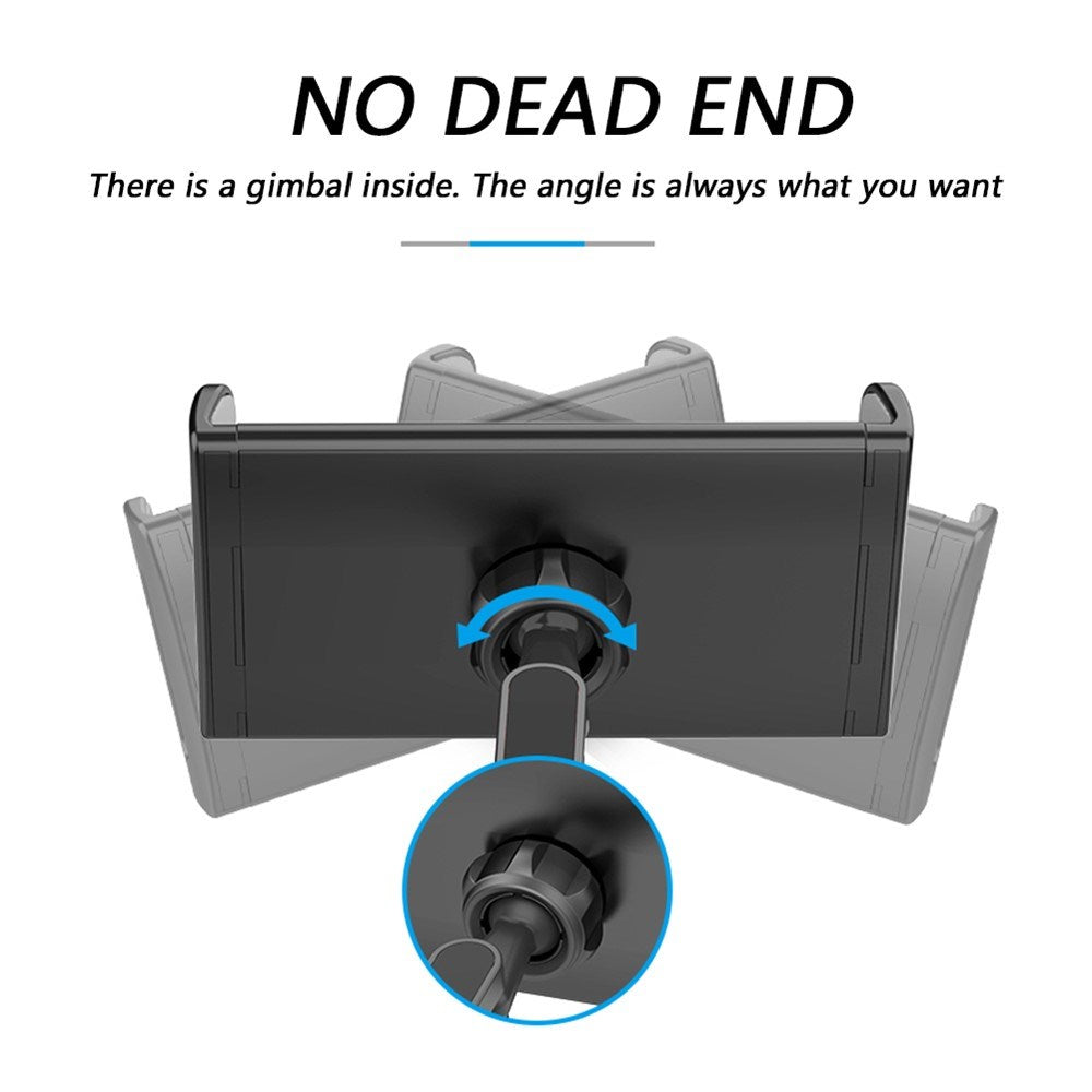 Baksete Car Mount For Bilens Nakkestøtte - Maks Mobil: 195mm x 100mm - Rød