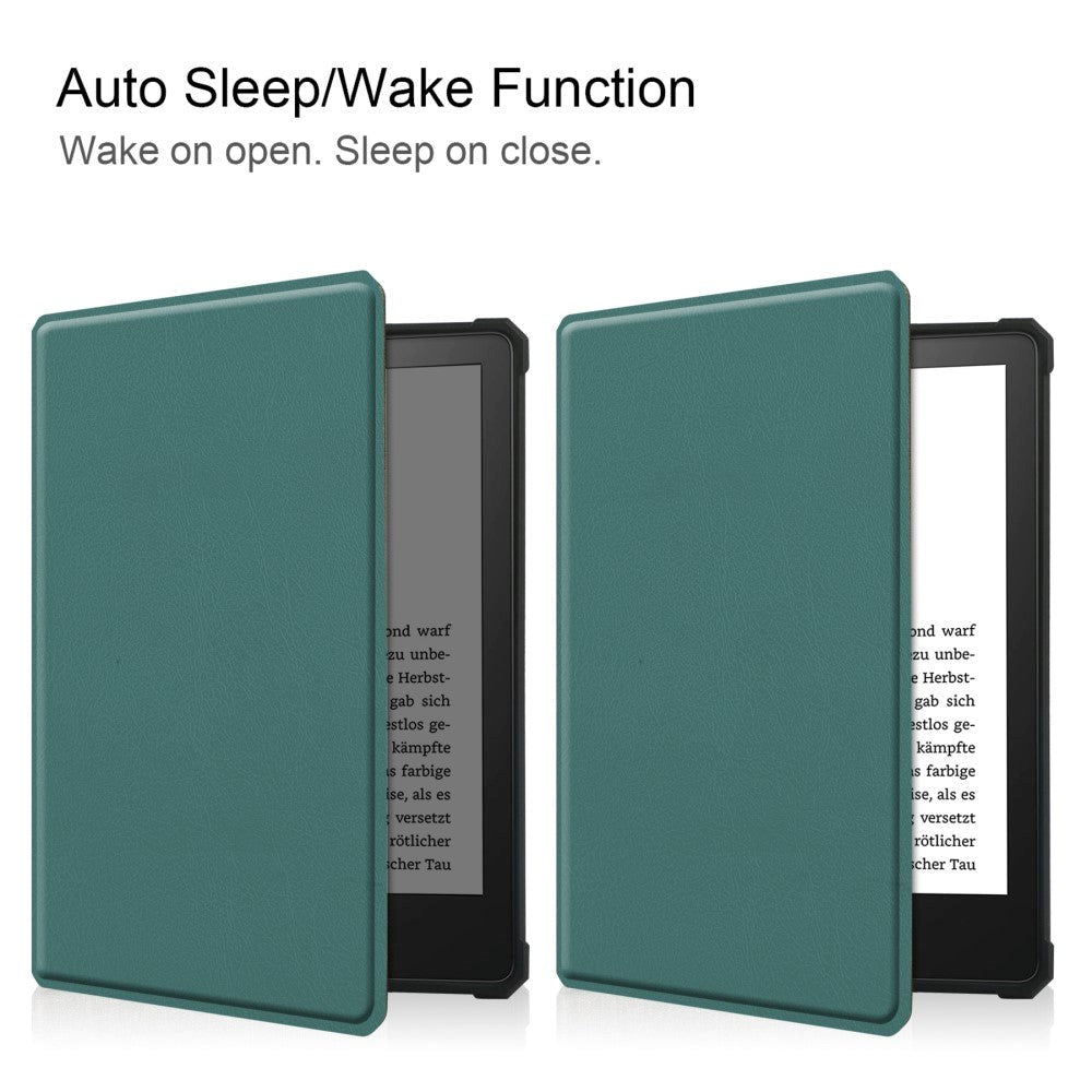 Amazon Kindle Paperwhite 5 11th Generation (2021) Flip Deksel m. Sleep-Funksjon - Grønn