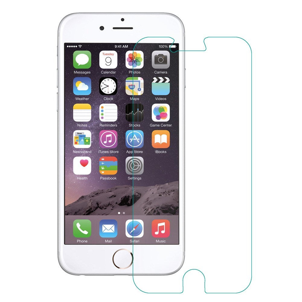 iPhone 6 / 6s Skjermbeskytter i Herdet Glass - Gjennomsiktig