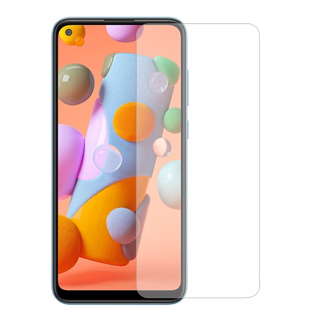 Samsung Galaxy M11 Arc Edge Glass Skjermbeskytter - Case Friendly - Gjennomsiktig