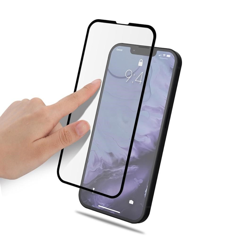 iPhone 13 Pro Max MOCOLO Curved Herdet Glass - Full-fit - Svart Kant