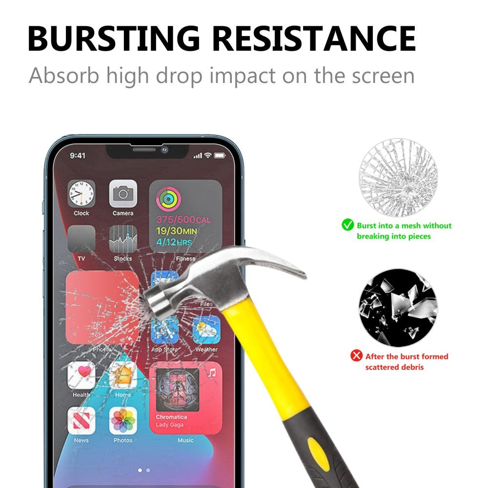 iPhone 14 / 13 / 13 Pro Herdet Beskyttelsesglass - Case Friendly - Gjennomsiktig