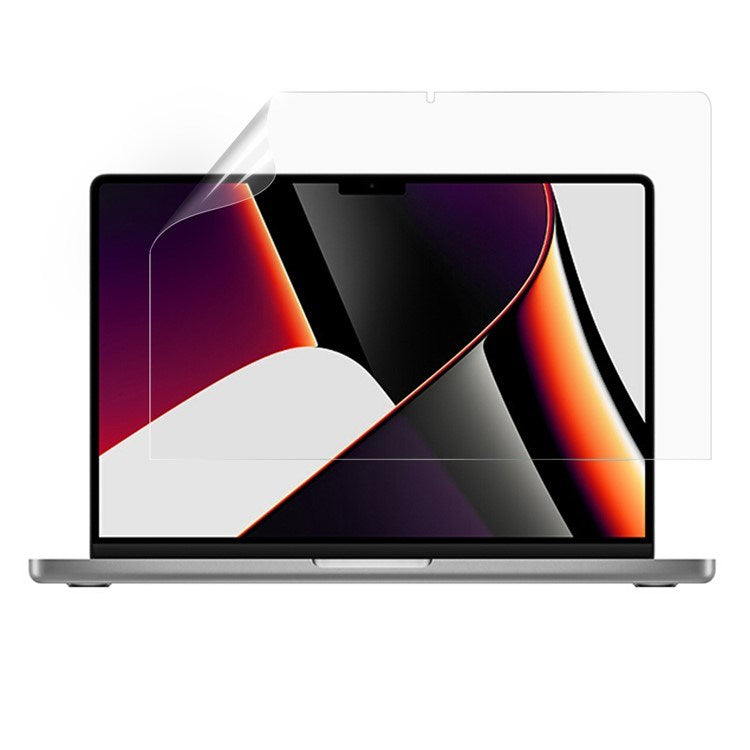 MacBook Pro 14 M5/M4/M3/M2/M1 (2026-2021) Full Fit Skjermbeskyttelsesfilm - Gjennomsiktig
