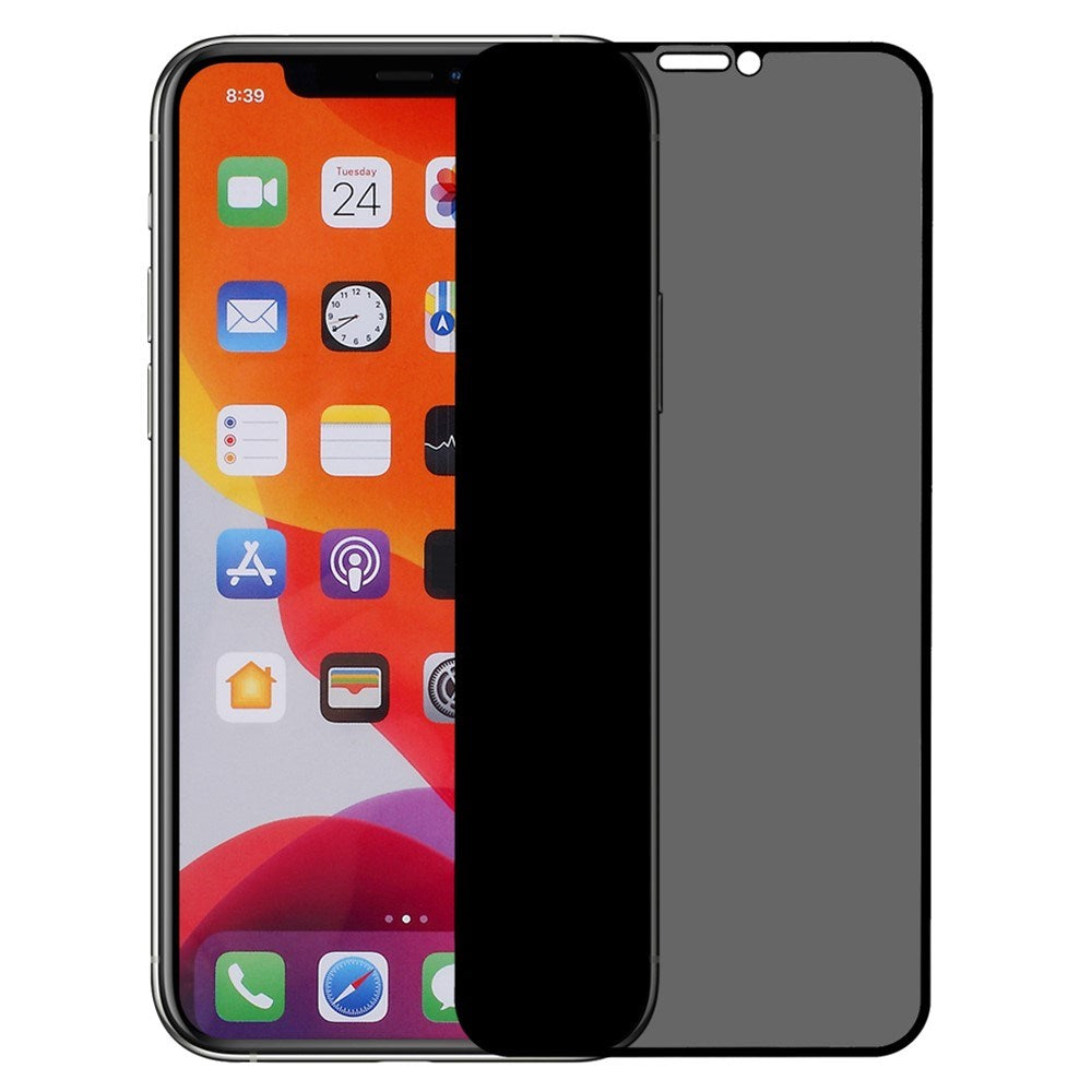 iPhone 11 Pro / XS / X Skjermbeskytter i Herdet Glass med Personvernfunksjon - Gjennomsiktig