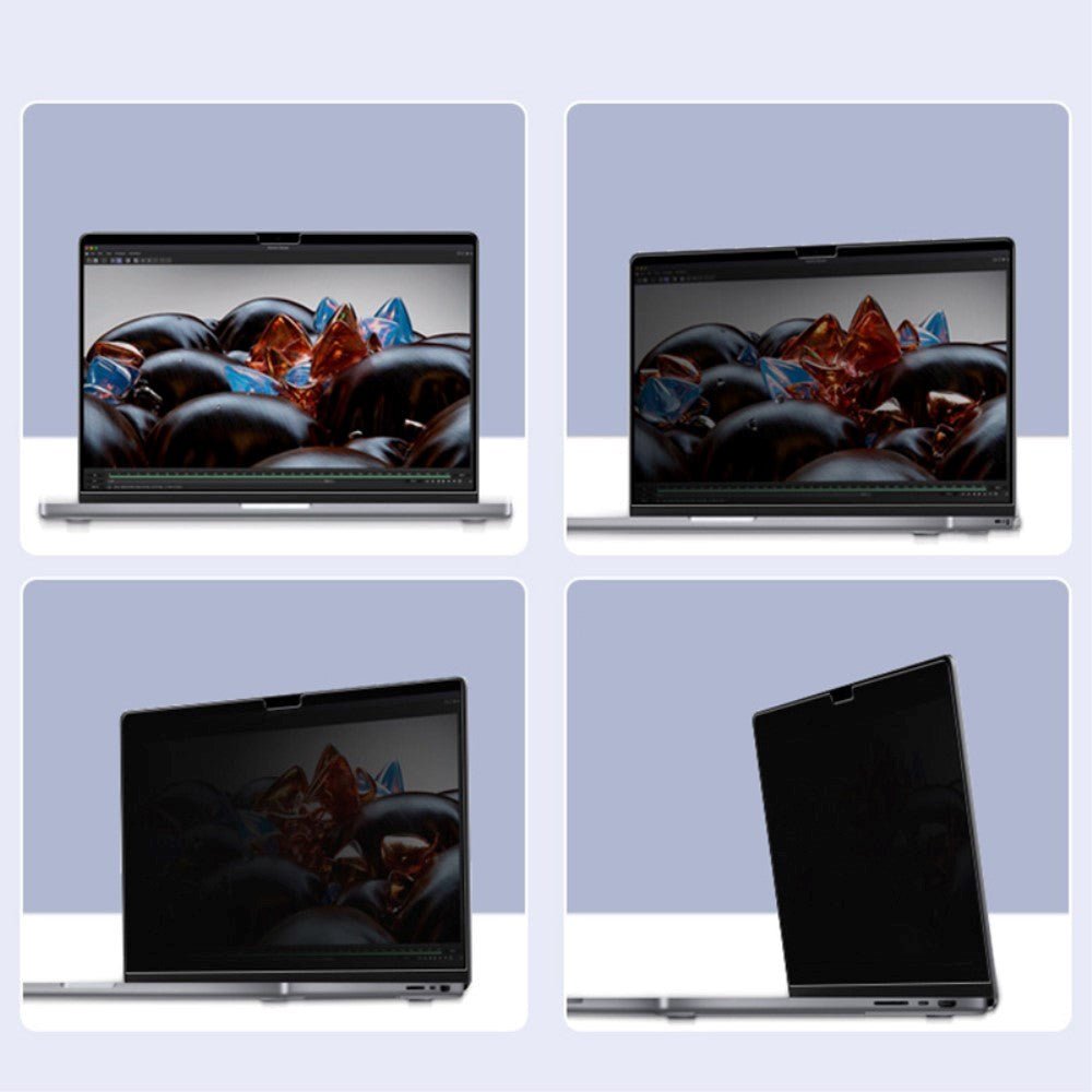 MacBook Pro 16 M5/M4/M3/M2/M1 (2026-2021) Skjermbeskytter i herdet glass - Privacy Filter