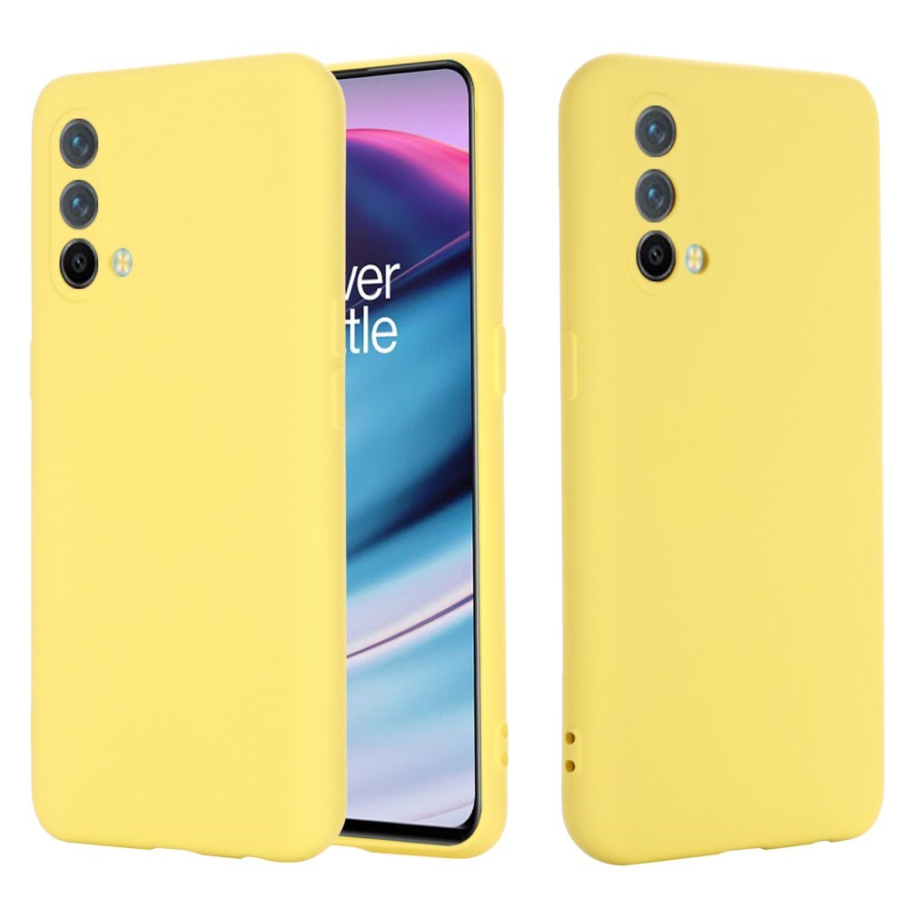EIDERWOOD OnePlus Nord CE (5G) Liquid Silikon Deksel m. Stropp - Gul