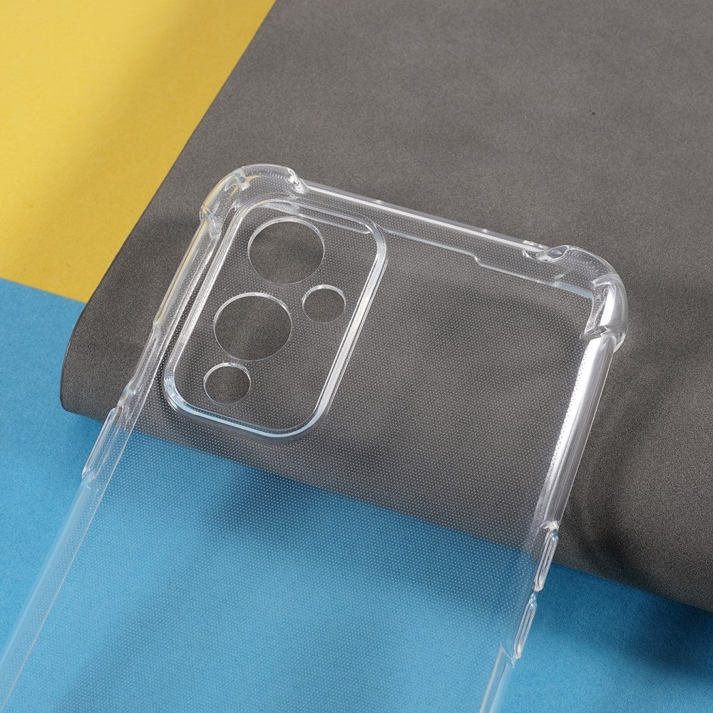 EIDERWOOD OnePlus 9 Plast Deksel m. Støtdempende Hjørner - Gjennomsiktig