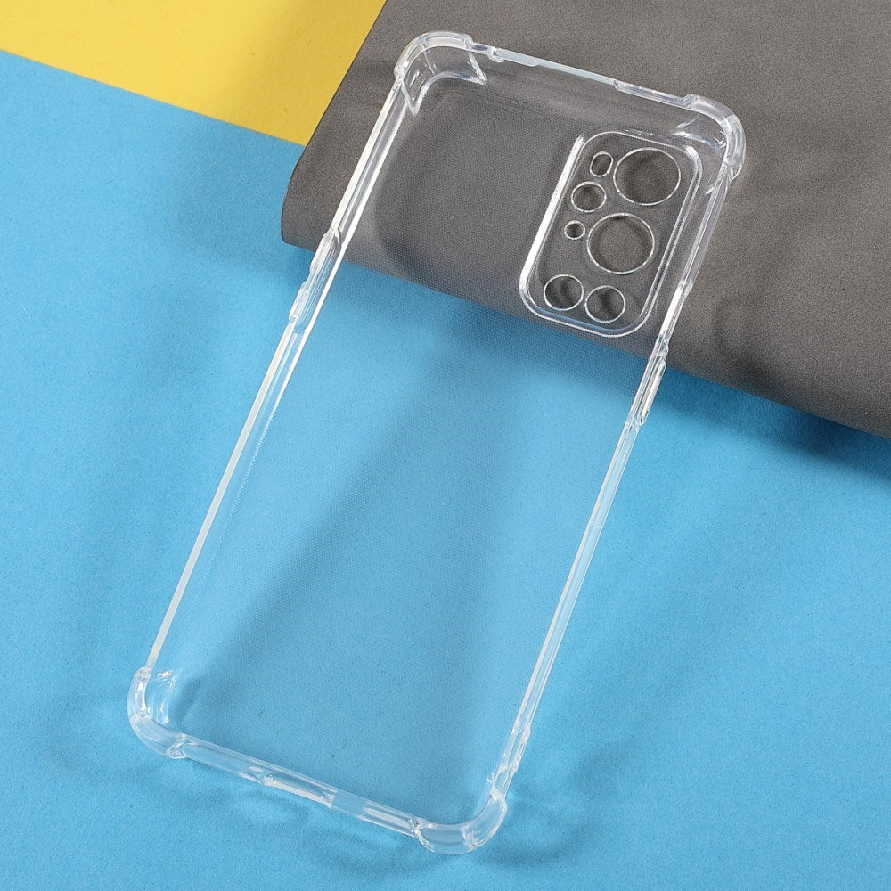 EIDERWOOD OnePlus 9 Pro Plast Deksel m. Støtdempende Hjørner - Gjennomsiktig