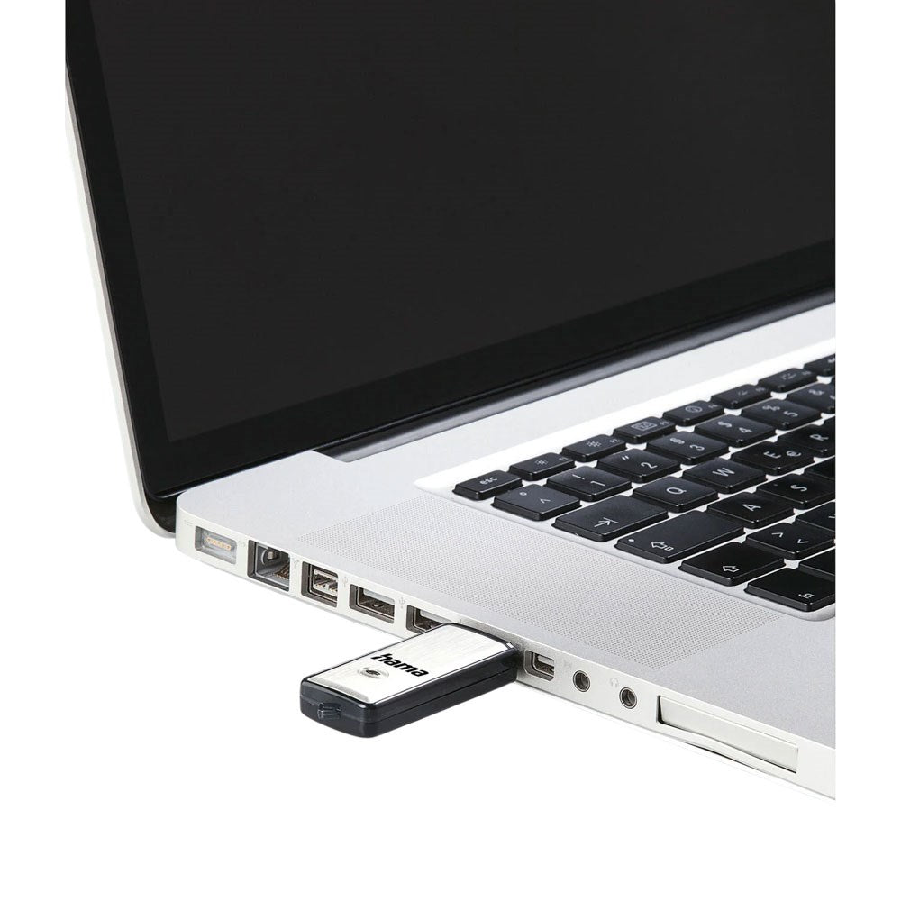 HAMA 32GB USB-Minne 2.0 - 10MB/s - Sølv / Svart