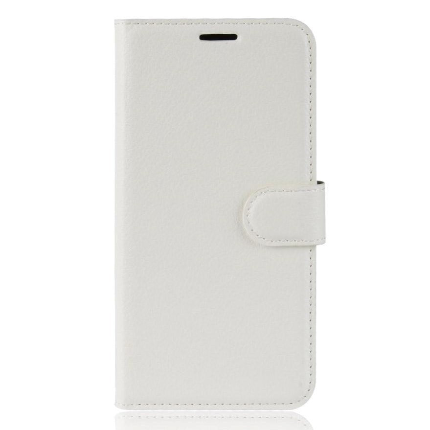 Nokia 2.3 Litchi PU Skinndeksel m. Lommebok - Hvit