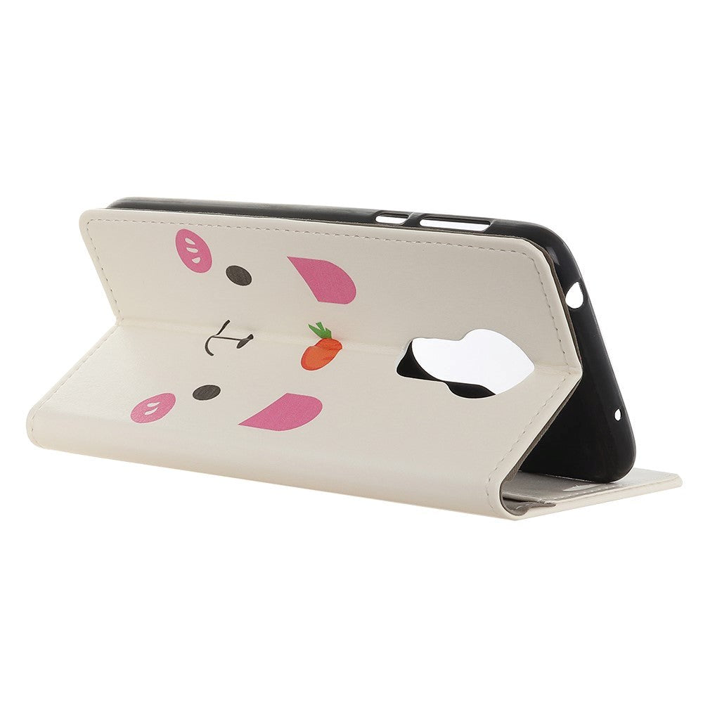 Nokia 3.4 PU Skinndeksel m. Lommebok - Kanin