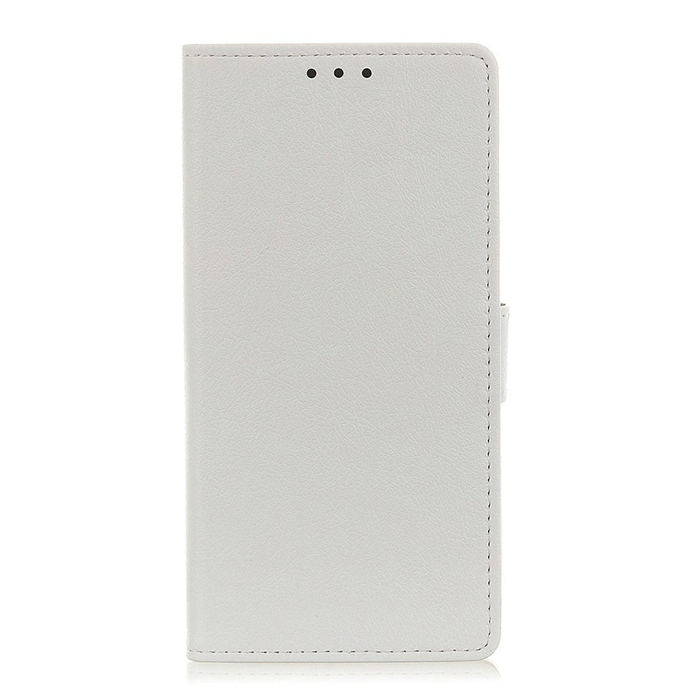 Nokia 3.4 PU Skinndeksel m. Lommebok - Hvit