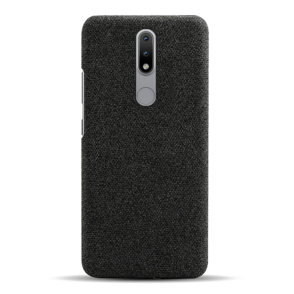Nokia 2.4 Polstret Plastikk Deksel - Sort