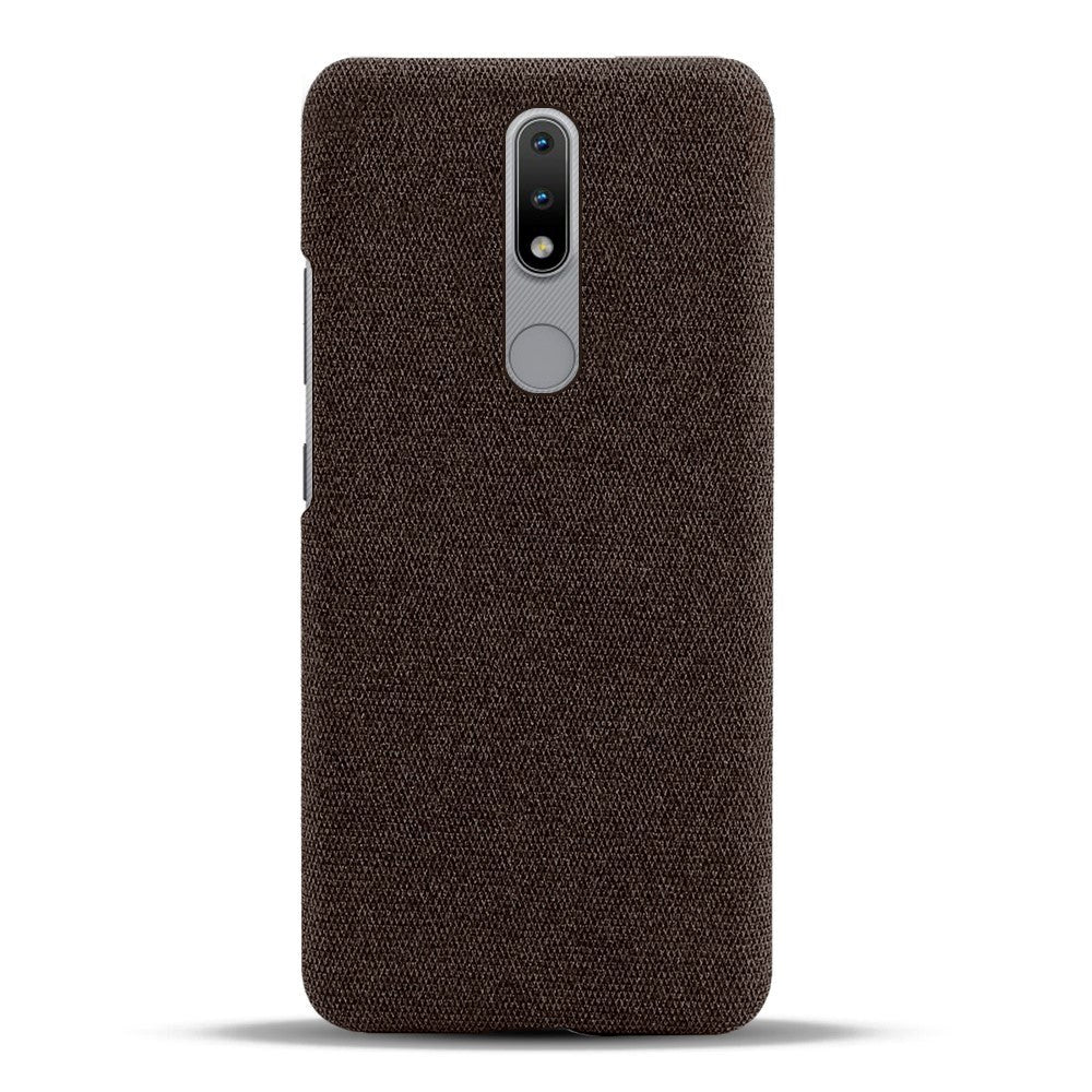 Nokia 2.4 Polstret Plastikk Deksel - Brun
