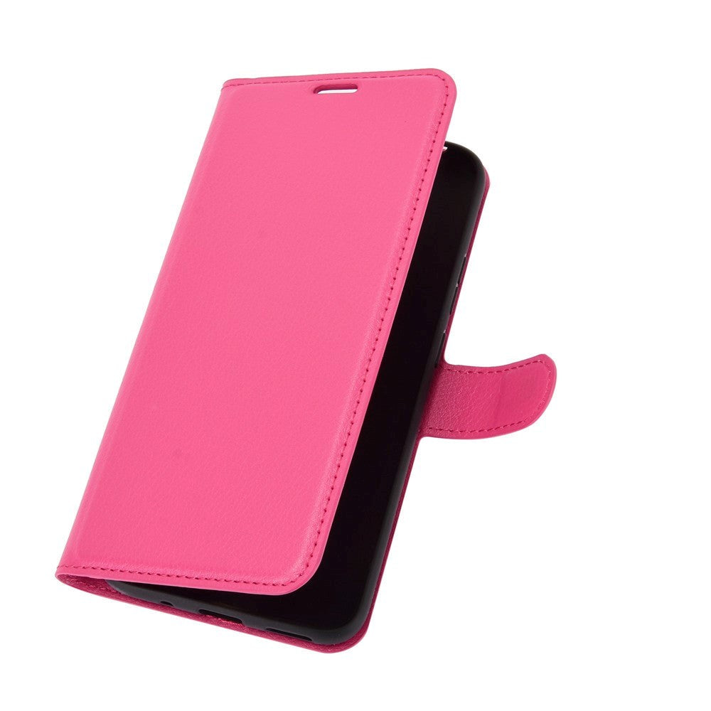 Nokia 3.4 Klassisk PU Skinndeksel m. Lommebok - Rosa